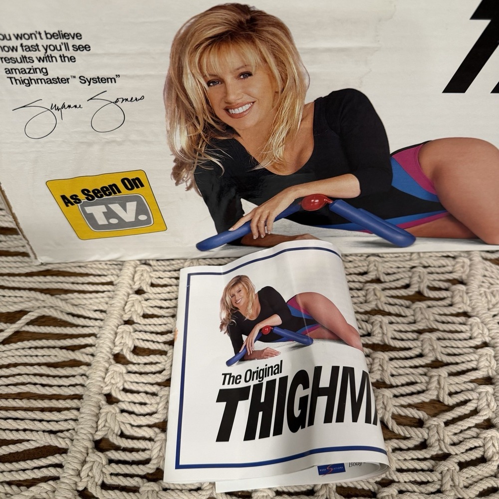 VTG 1991 The Original Thigh Master Leg Arm Exerciser Suzanne Somers Original Box - Picture 8 of 8